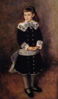 Renoir, Pierre Auguste - Marthe Berard, Girl Wearing a Blue Sash